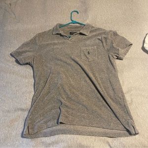 Terry cloth men’s polo